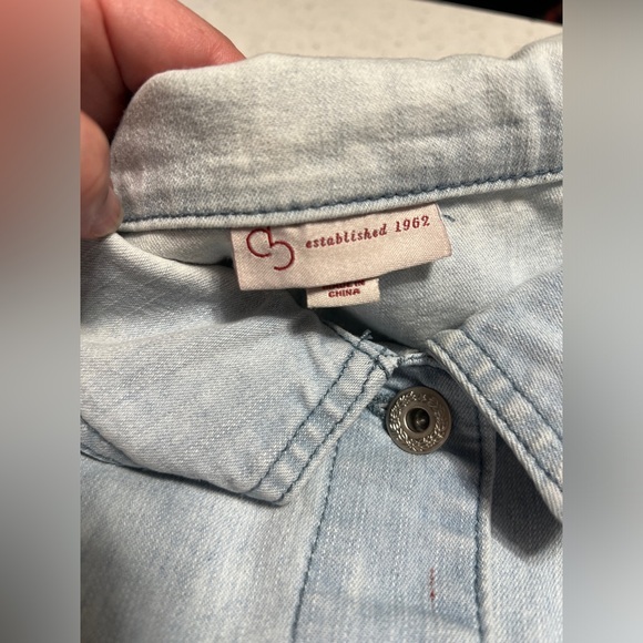 DB established 1962 | Denim Jean‎ Button down Vest Womens 2X - Picture 2 of 5